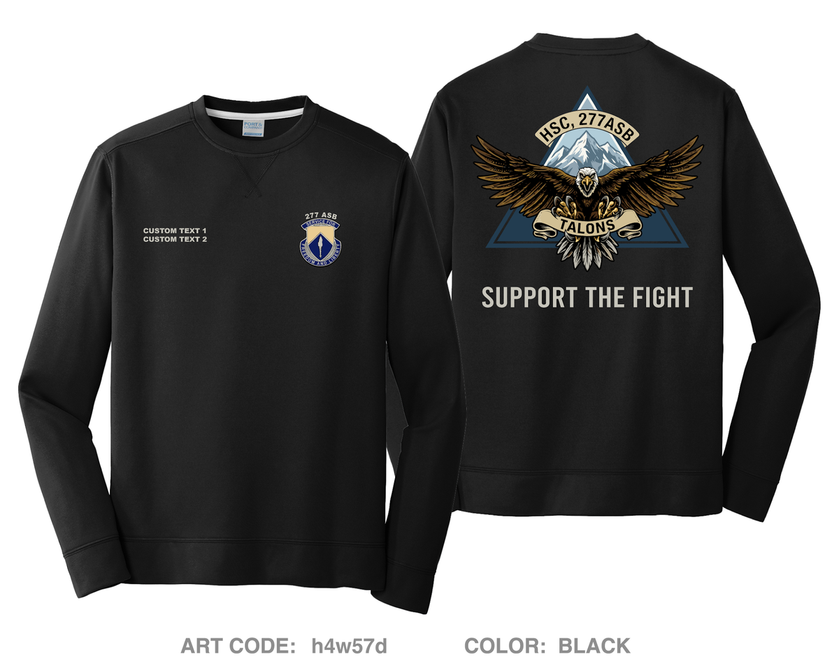 CUSTOM 2-77 ASB, HSC HI-Tech Performance Crewneck Sweatshirt - h4w57d