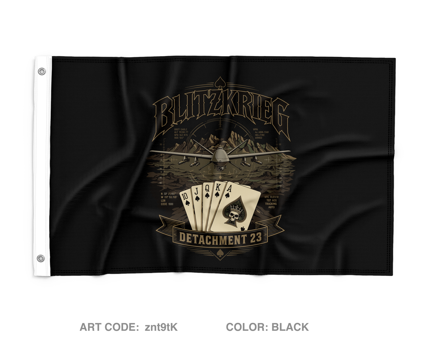 378th MI Wall Flag - znt9tK