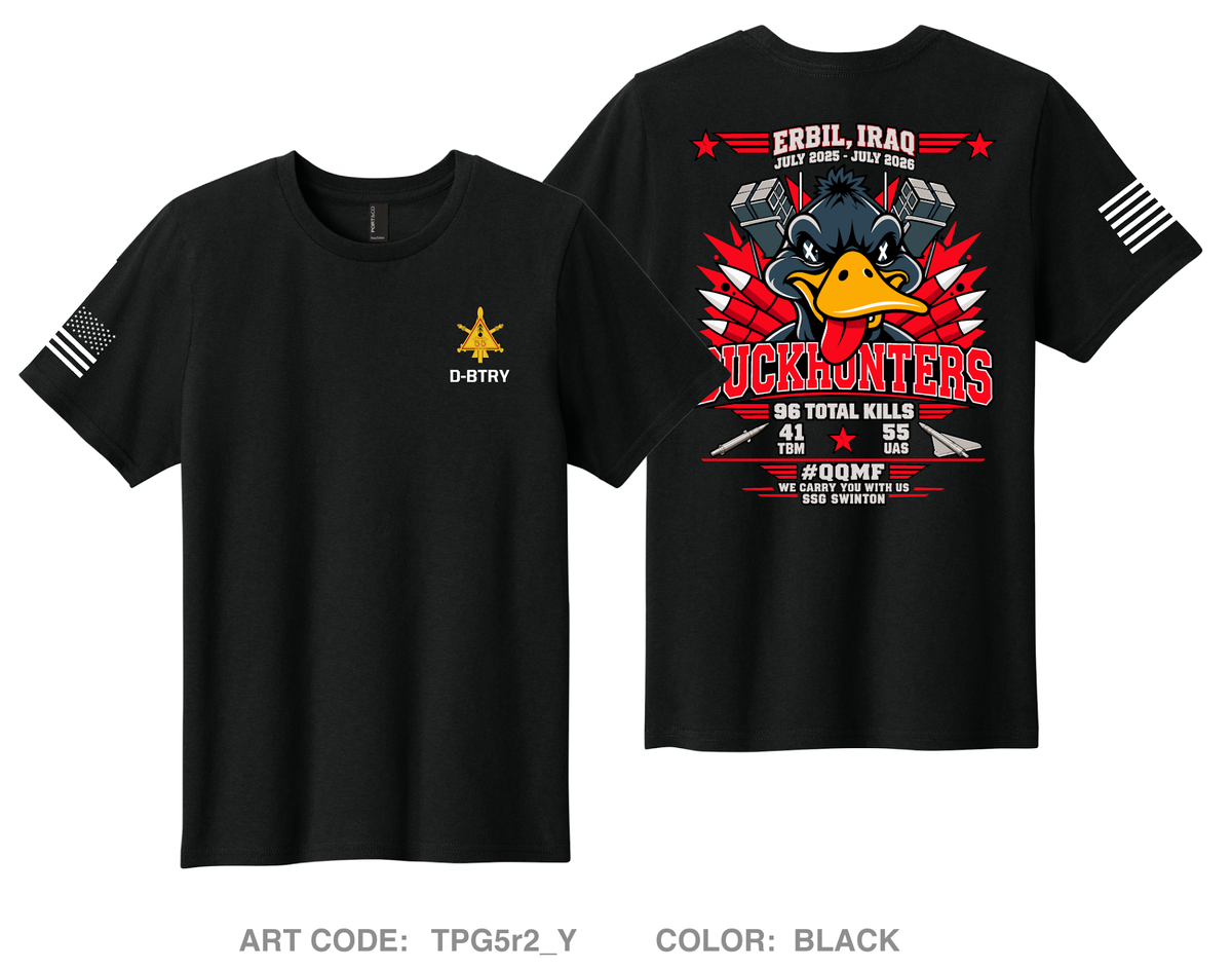 2-55 D-BTRY Comfort Youth cotton short sleeve tee - TPG5r2_Y