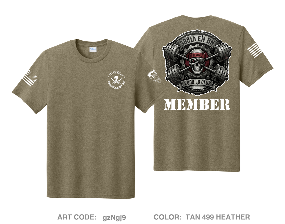 386th Engineer Battalion Fundraising Collection Comfort Unisex Triblend SS Tee - gzNgj9