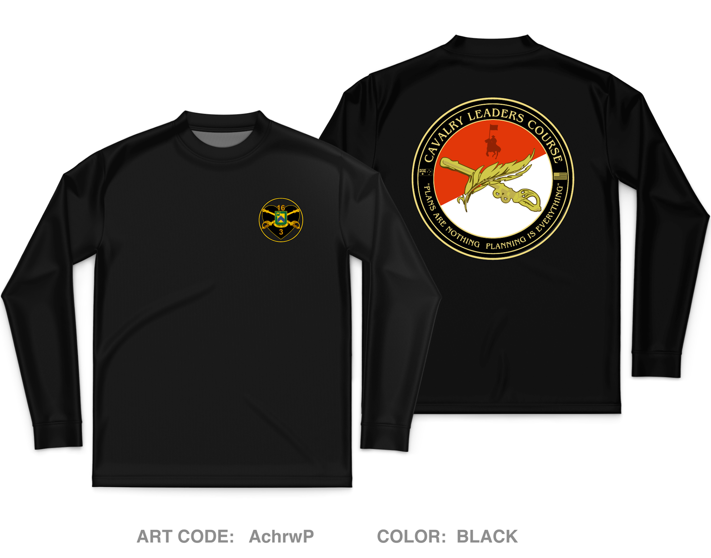 CLC, 3-16 CAV Core Men's LS Performance Tee - AchrwP
