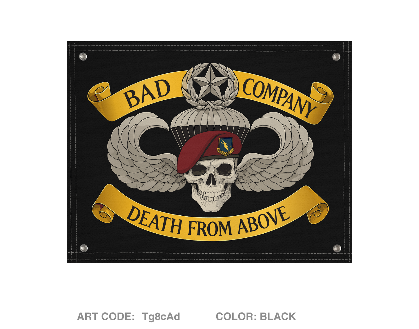 Bad Company, 2-504 Banner Flag - Tg8cAd
