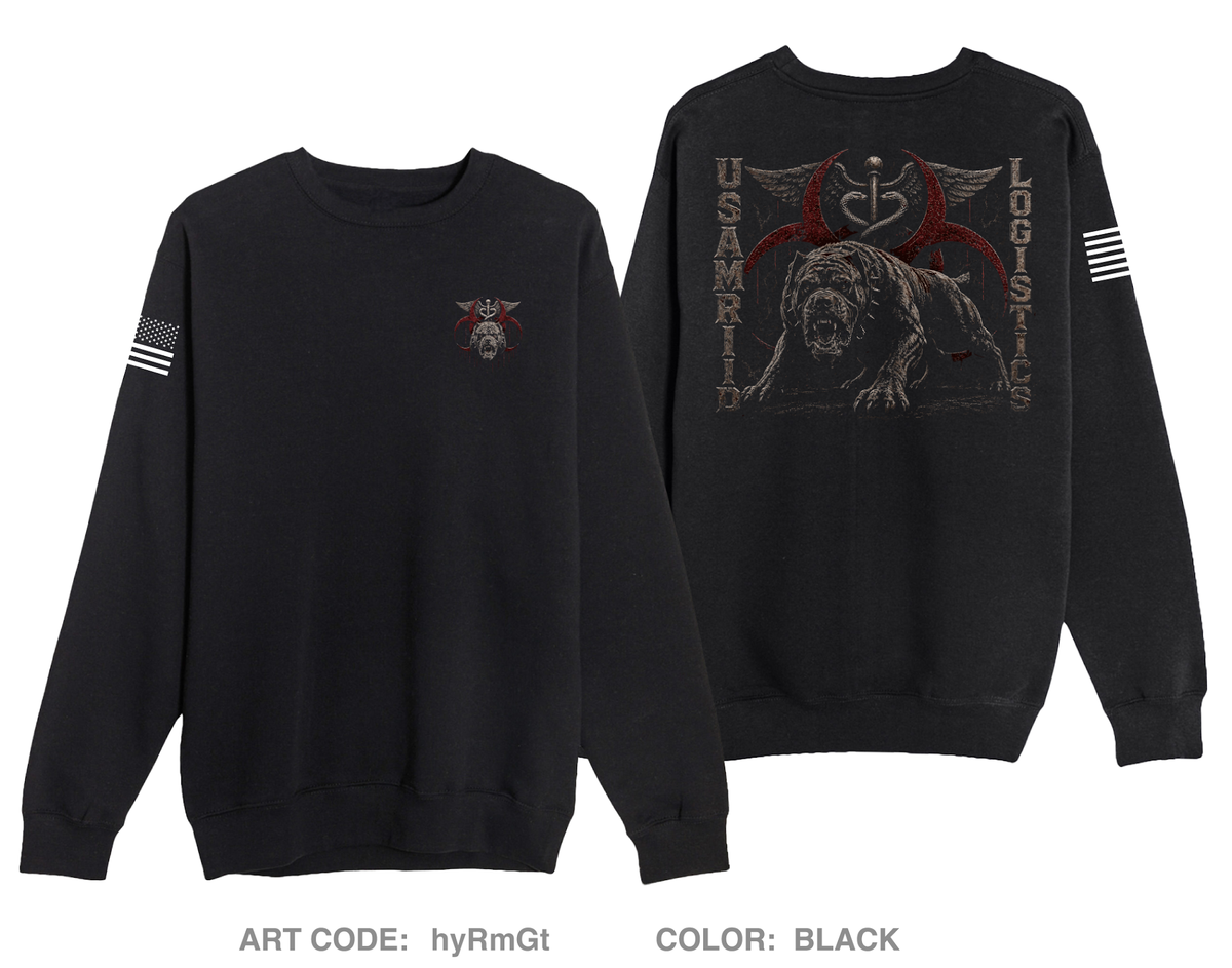 USAMRIID Logistics Comfort Unisex Crewneck Sweatshirt - hyRmGt
