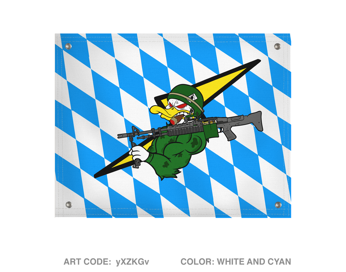 3PLT Ghost Troop, 2/2CR Banner Flag - yXZKGv