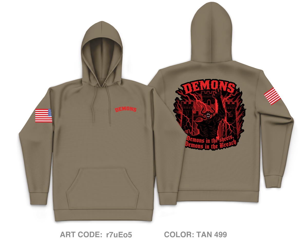 CEC-ABN, 173rd MBCT Core Men's Hooded Performance Sweatshirt - r7uEo5