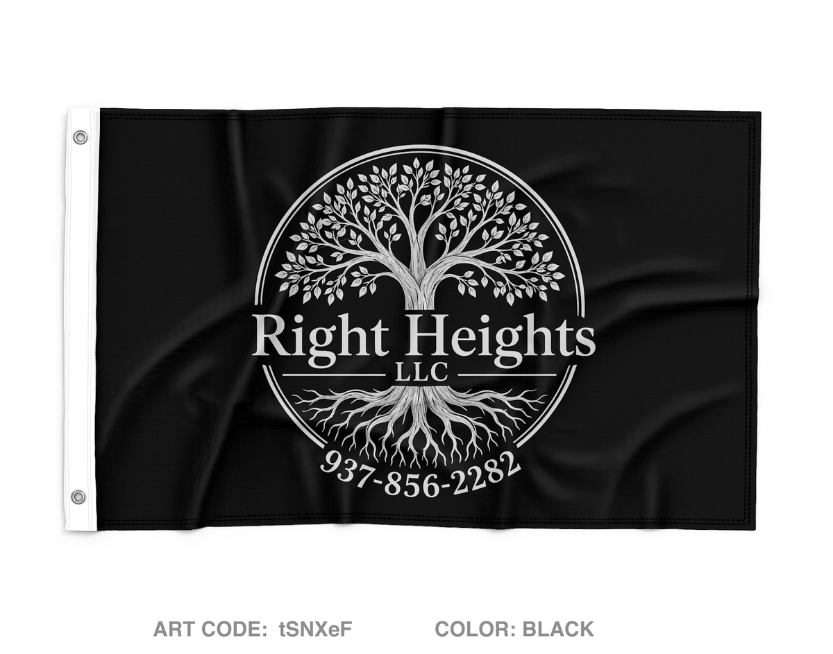 Right Heights Wall Flag - tSNXeF