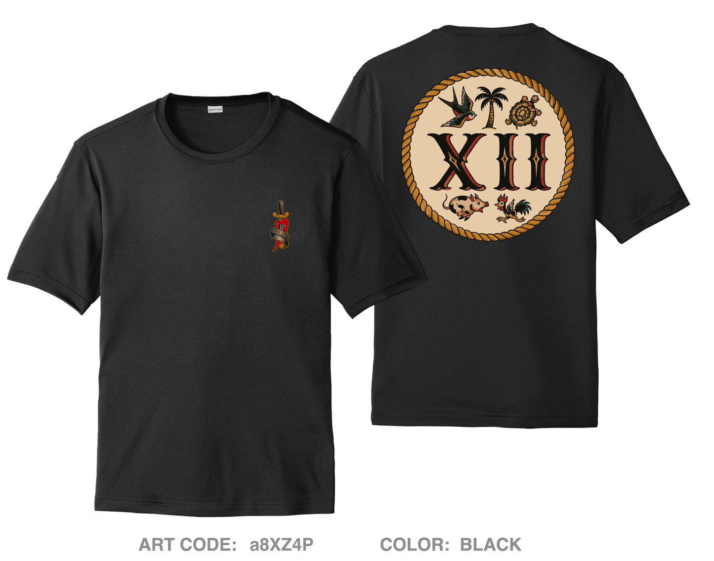 MESG-2 Det Bahrain EST 12 Hi-Tech Performance Unisex SS Tee - a8XZ4P