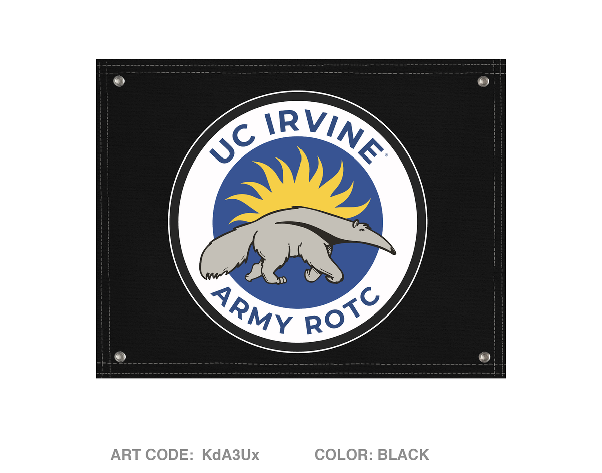UCI Army ROTC Fundraising Collection Banner Flag - KdA3Ux