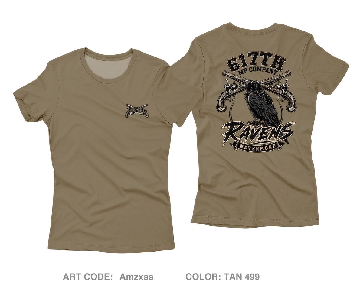 617th MP Co Fundraising Collection Core Women's SS Performance Tee - Amzxss