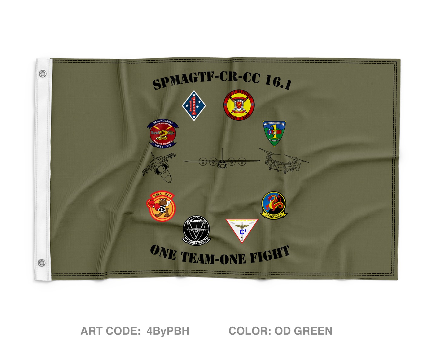 MWSS-372 Wall Flag - 4ByPBH