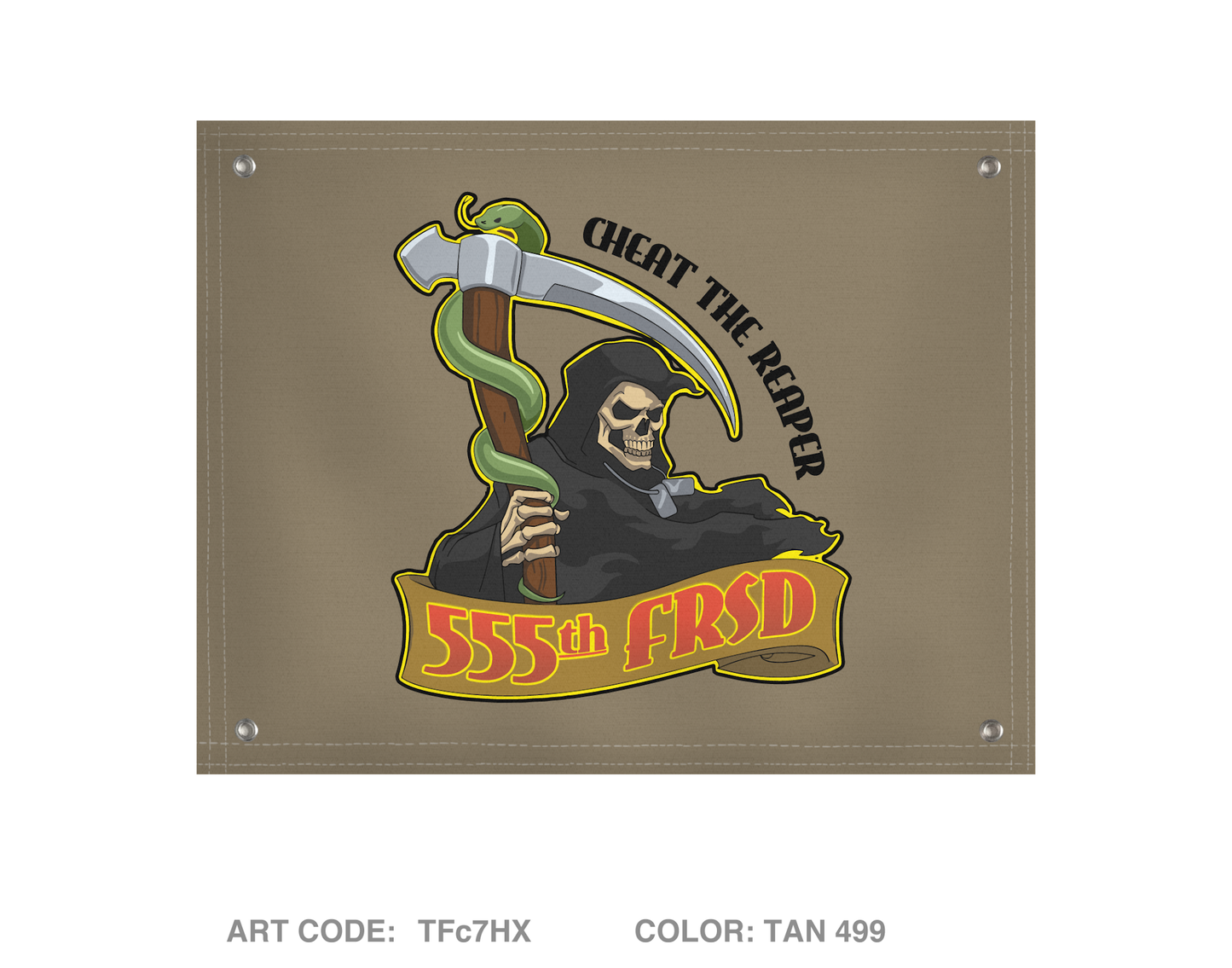 555th FRSD Banner Flag - TFc7HX