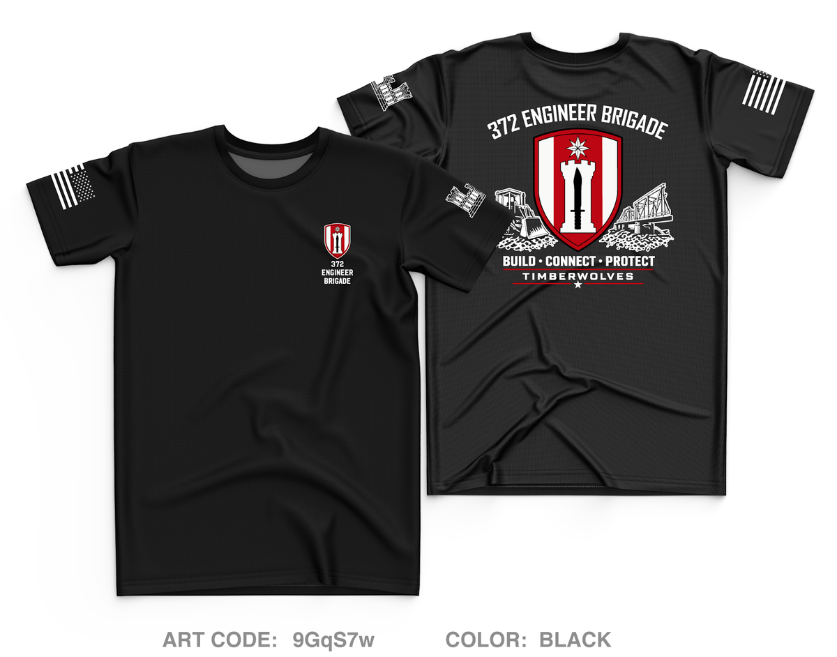 372nd EN BDE Core Men's SS Performance Tee - 9GqS7w
