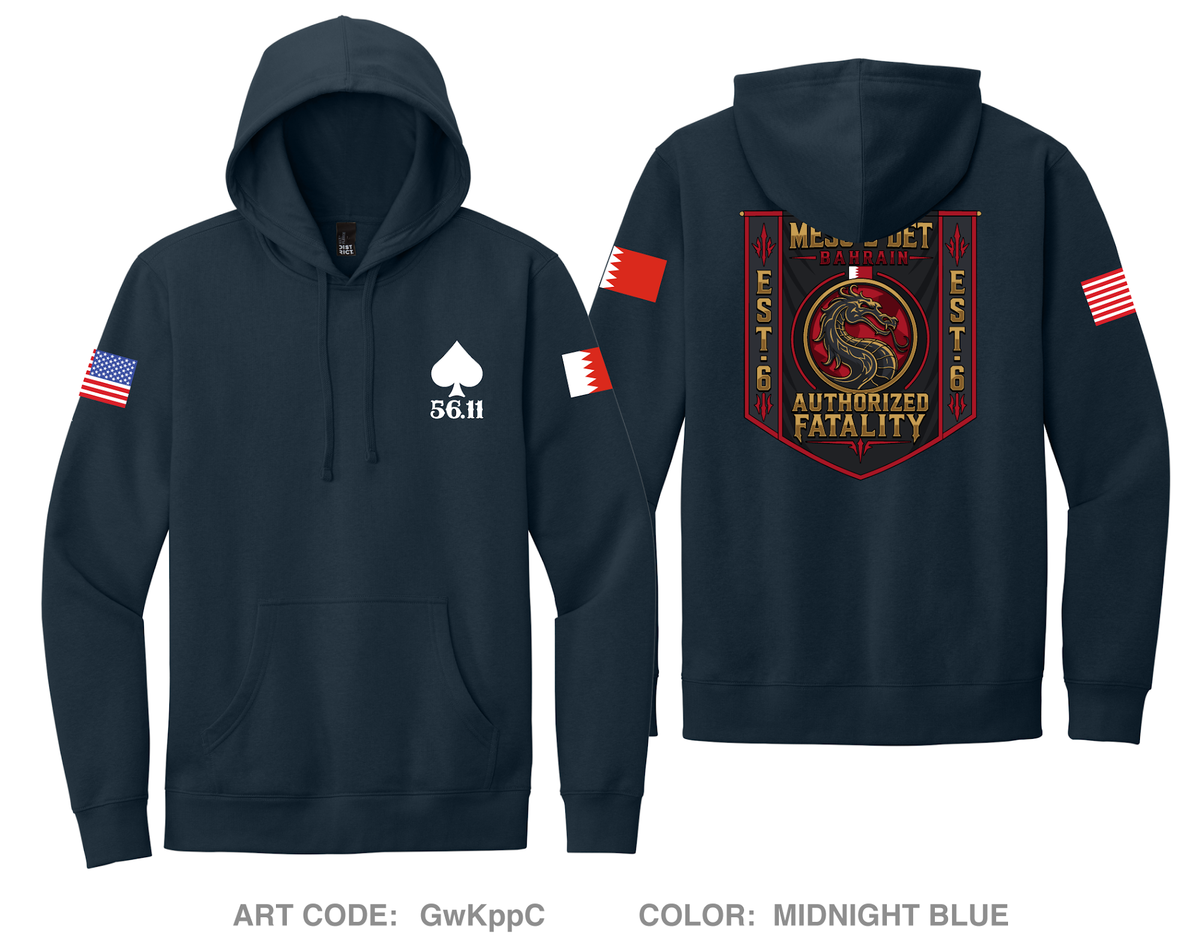 MESG-2 Detachment Bahrain Comfort Unisex Hooded Sweatshirt - GwKppC