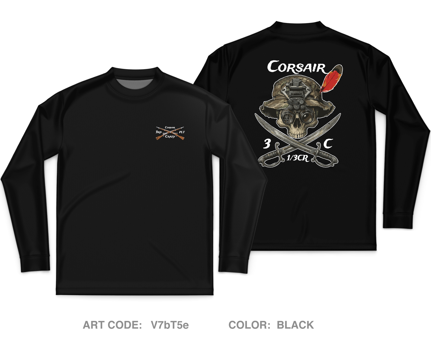 Trench line gear Core Men's LS Performance Tee - V7bT5e
