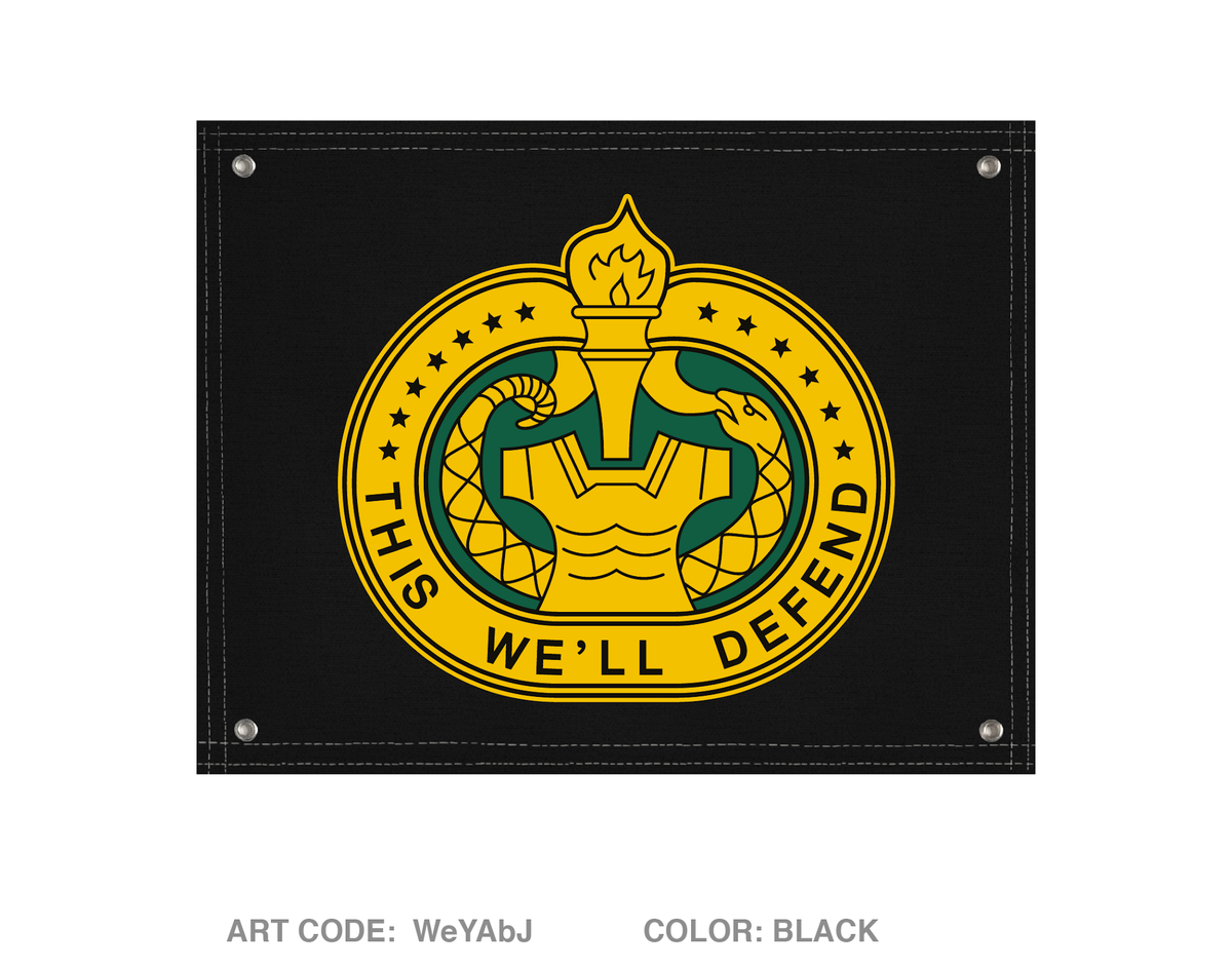 Bravo Company, 16th OD Banner Flag - WeYAbJ