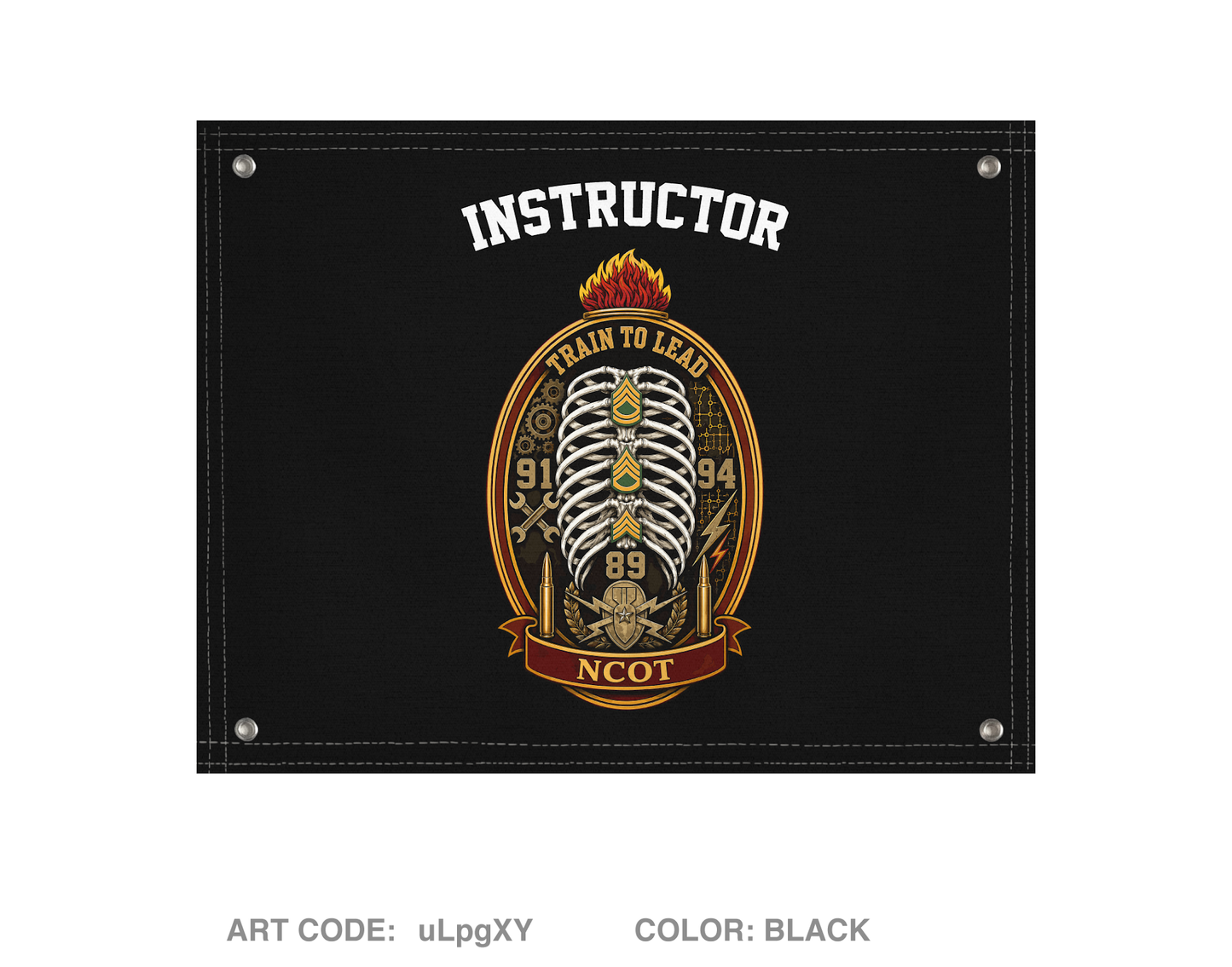 16th Ord Bn, NCOT Banner Flag - uLpgXY