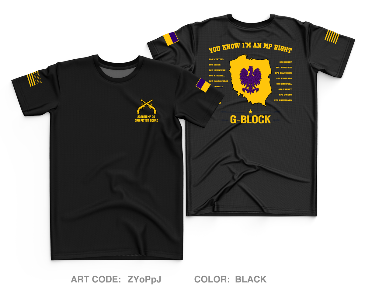Glebokie Squad Core Men's SS Performance Tee - ZYoPpJ