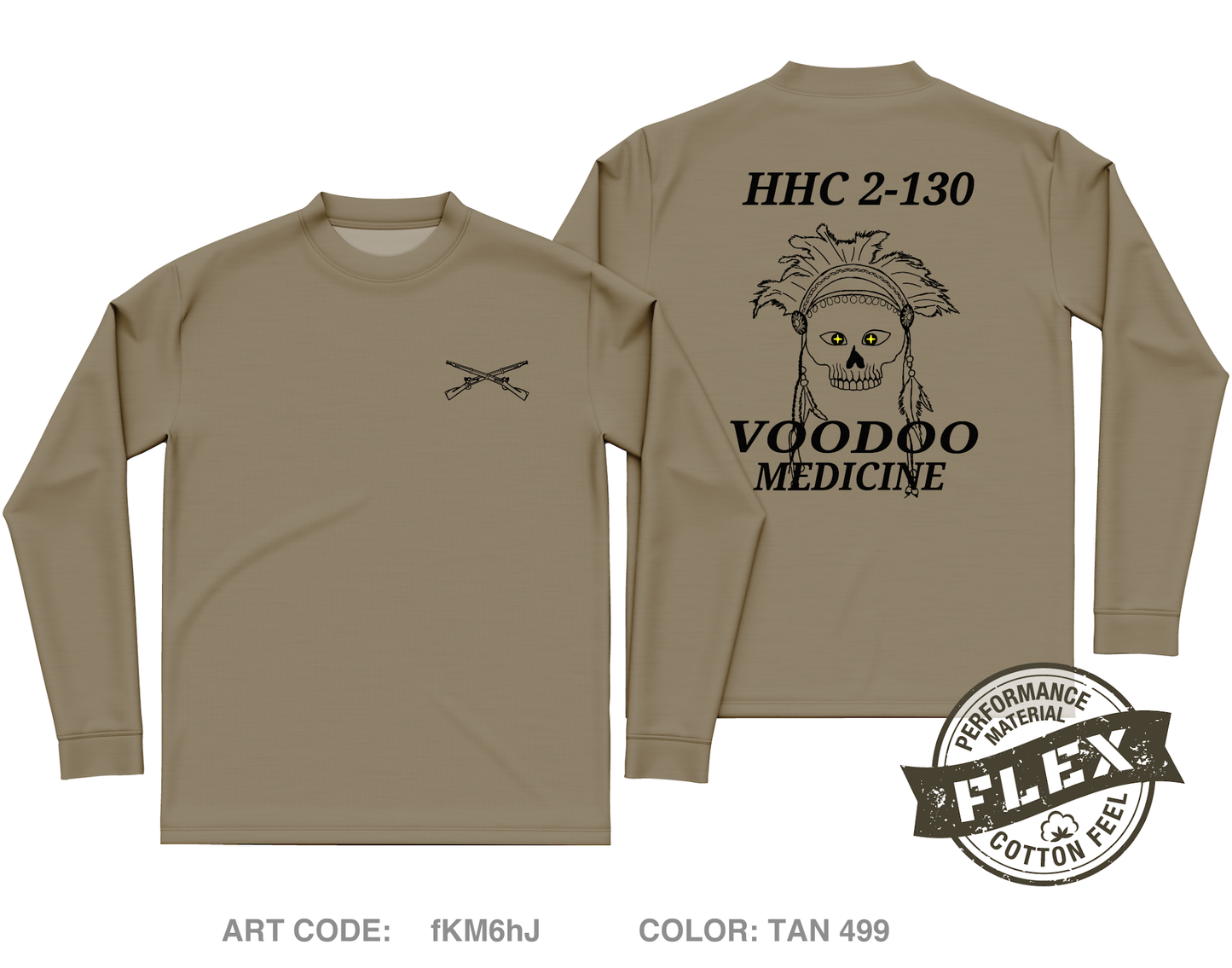 HHC 2-130 IN Medics Core Men's LS Flex Performance Tee - fKM6hJ