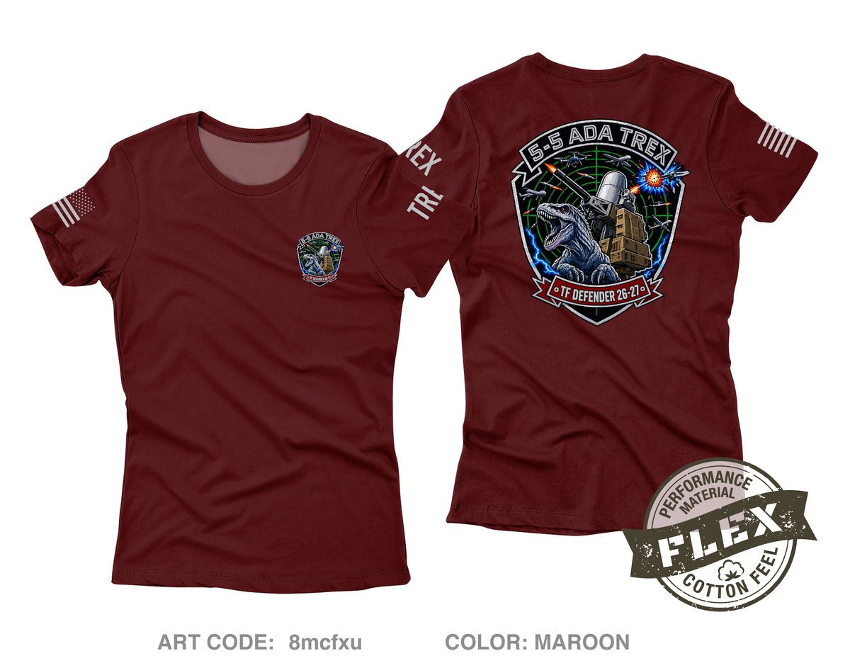 5-5 ADA BN Core Women's SS Flex Performance Tee - 8mcfxu