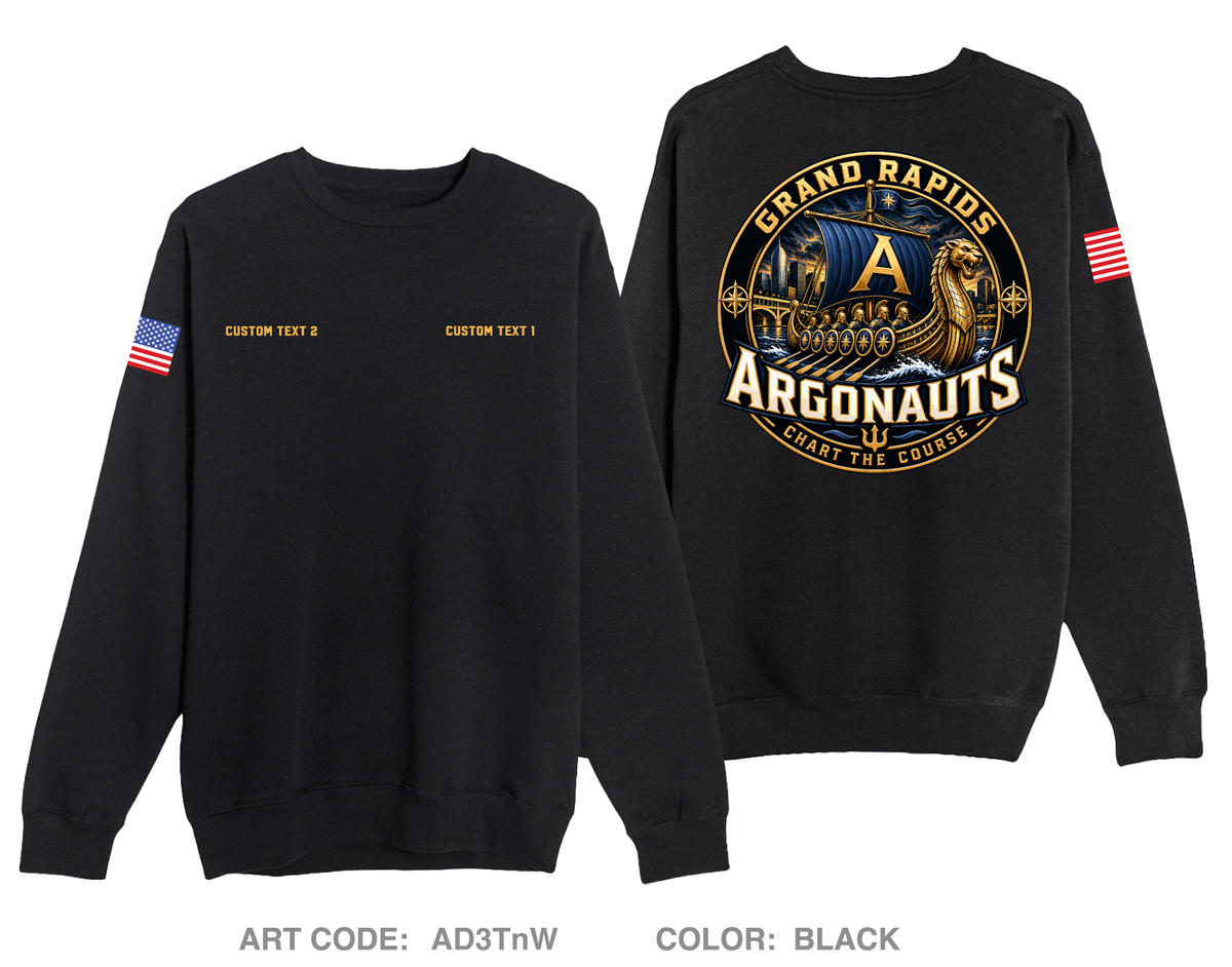 CUSTOM Grand Rapids recruiting company Comfort Unisex Crewneck Sweatshirt - AD3TnW