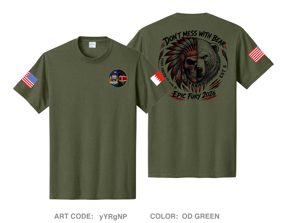 MESG-2 Detachment Bahrain Comfort Unisex Cotton SS Tee - yYRgNP