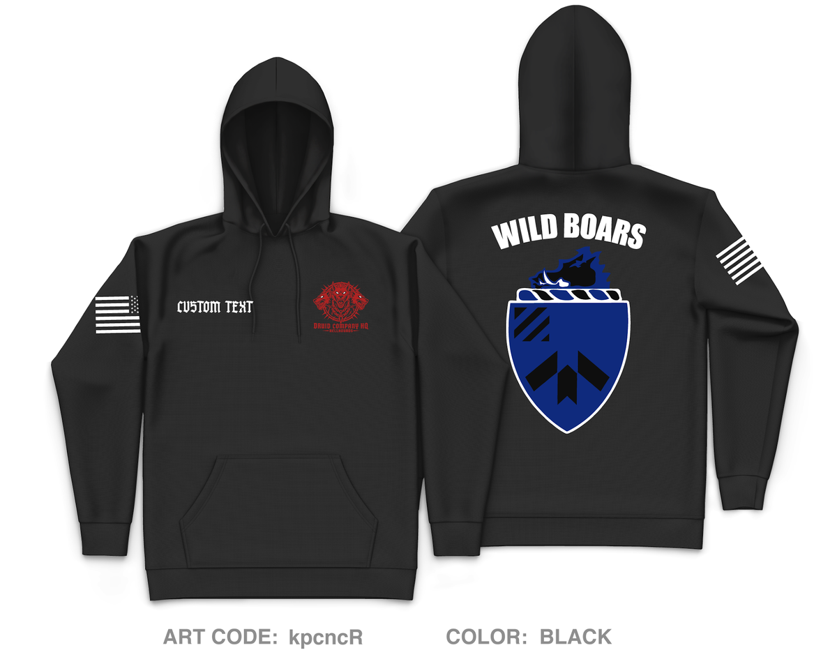 CUSTOM Druid HQ Core Men's Hooded Performance Sweatshirt - kpcncR
