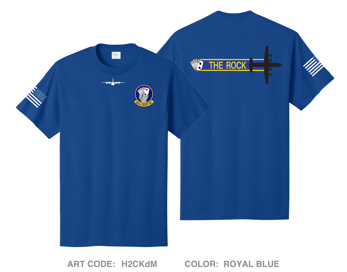 327th Airlift Squadron Comfort Unisex Cotton SS Tee - H2CKdM