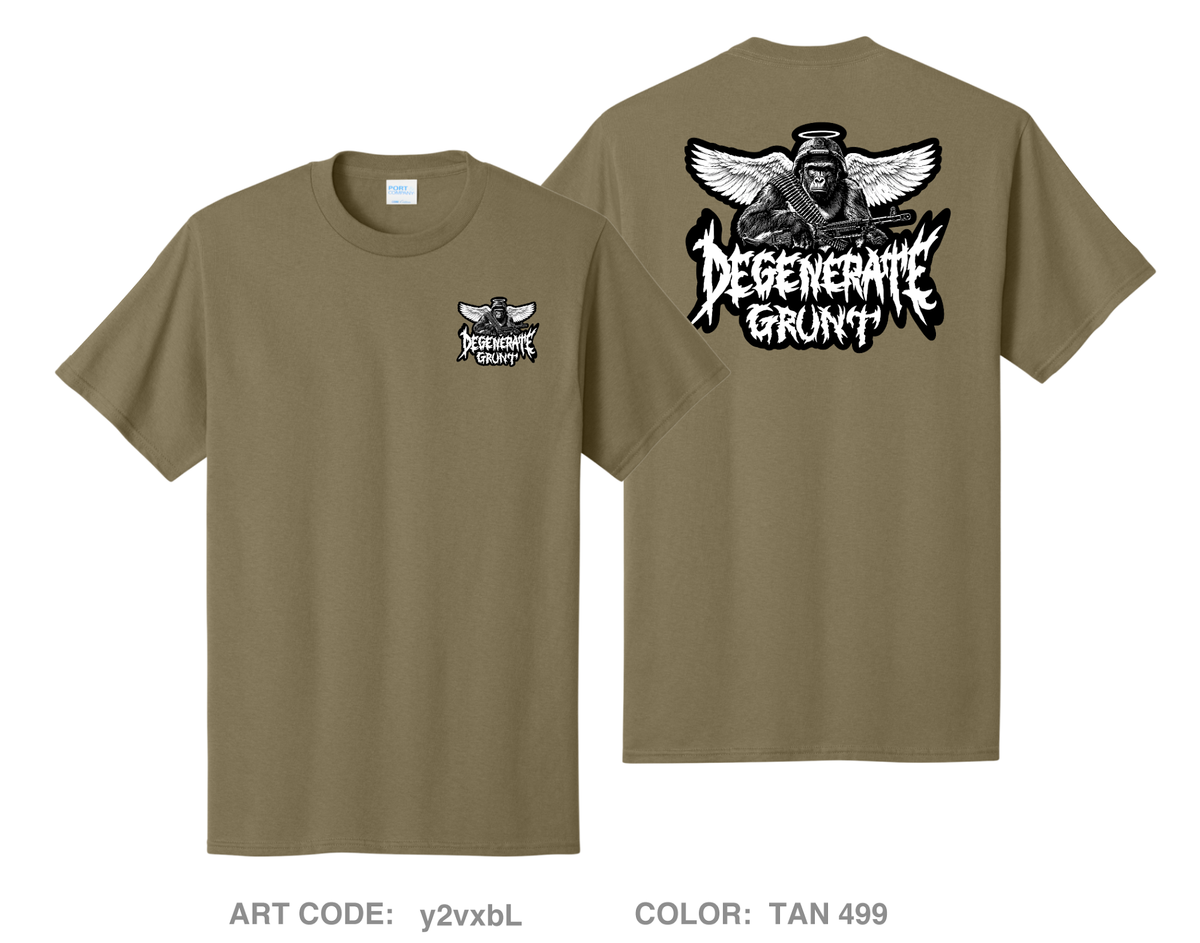 Degenerate 2-116 Comfort Unisex Cotton SS Tee - y2vxbL