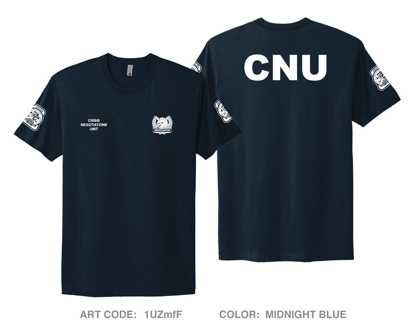 Crisis Negotiations Unit Comfort Unisex Cotton SS Tee - 1UZmfF