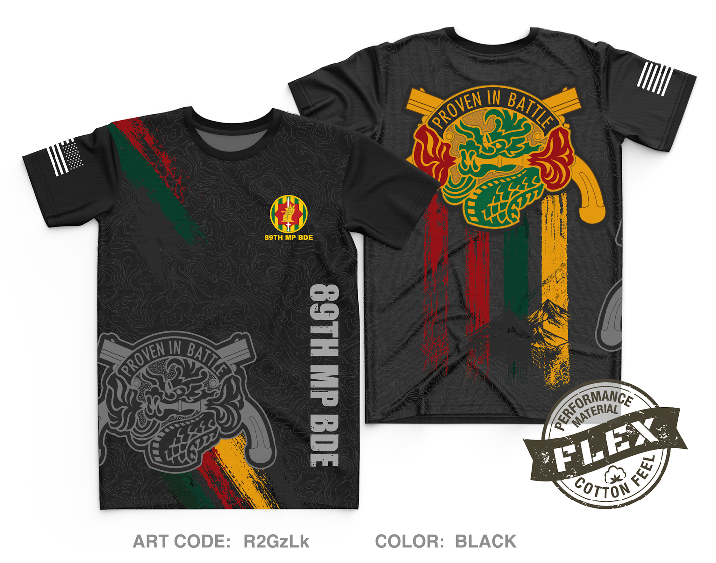 89th MP BDE Core Men's SS Flex Performance Tee - R2GzLk