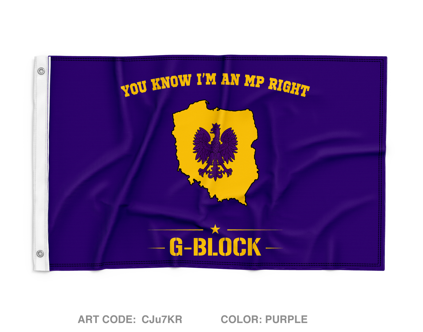 Glebokie Squad Wall Flag - CJu7KR