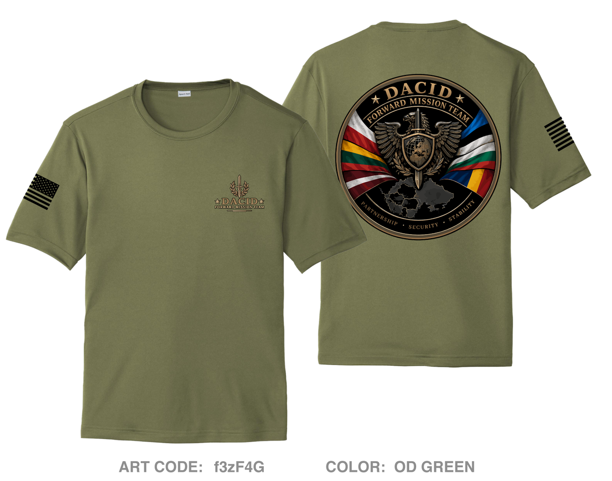 DACID Forward Missions Hi-Tech Performance Unisex SS Tee - f3zF4G