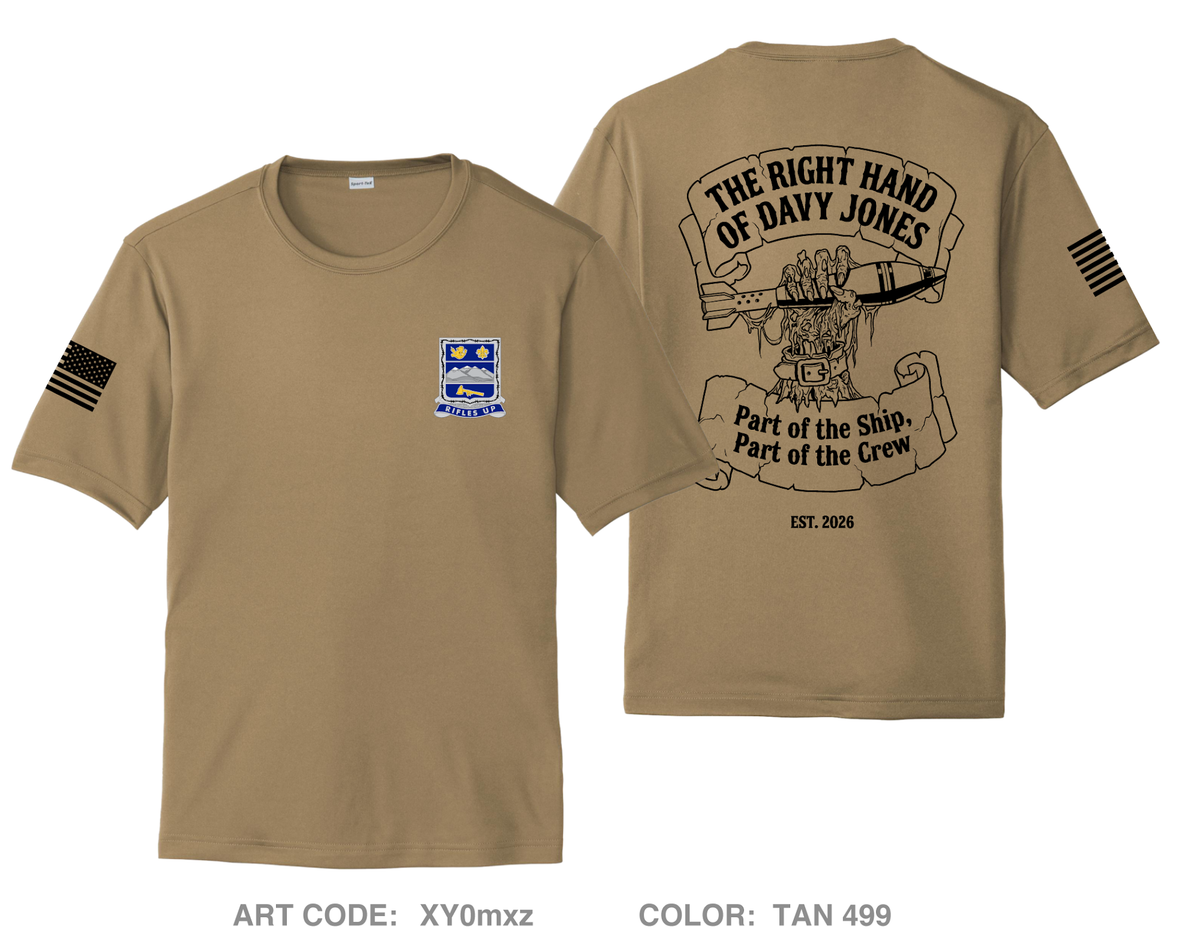 A CO Mortars 1-157 Hi-Tech Performance Unisex SS Tee - XY0mxz