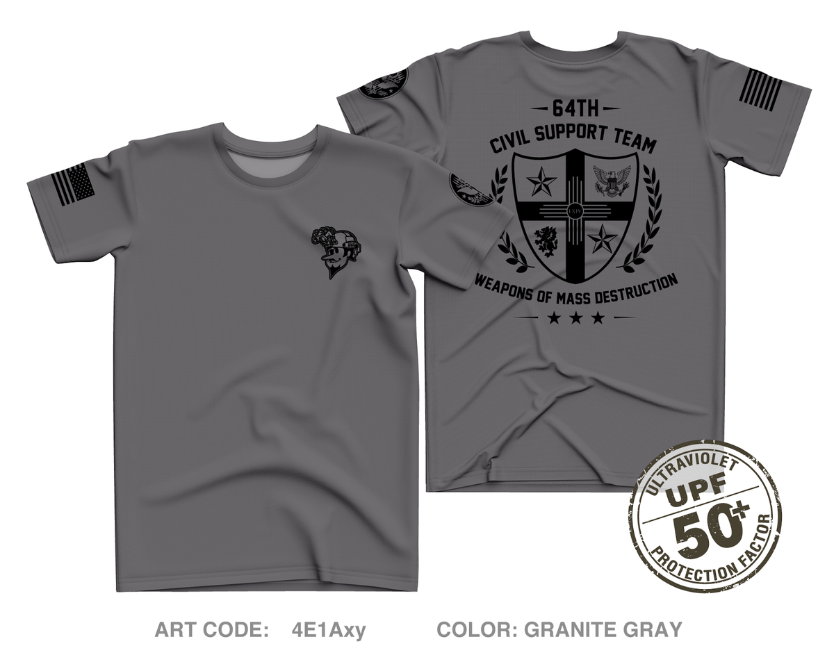 64th Weapons of Mass Destruction - Civil Support Team Fundraising Collection Core Men's UPF 50+ Performance SS Tee - 4E1Axy