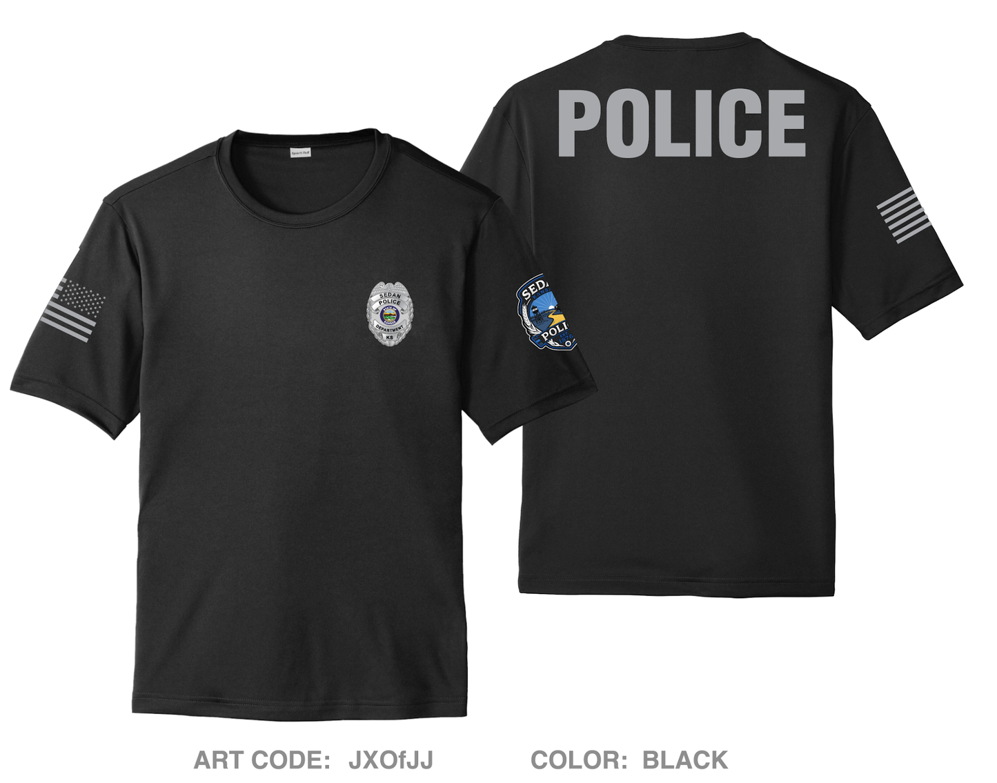 Chautauqau County Sheriffs Office/ Sedan PD Hi-Tech Performance Unisex SS Tee - JXOfJJ