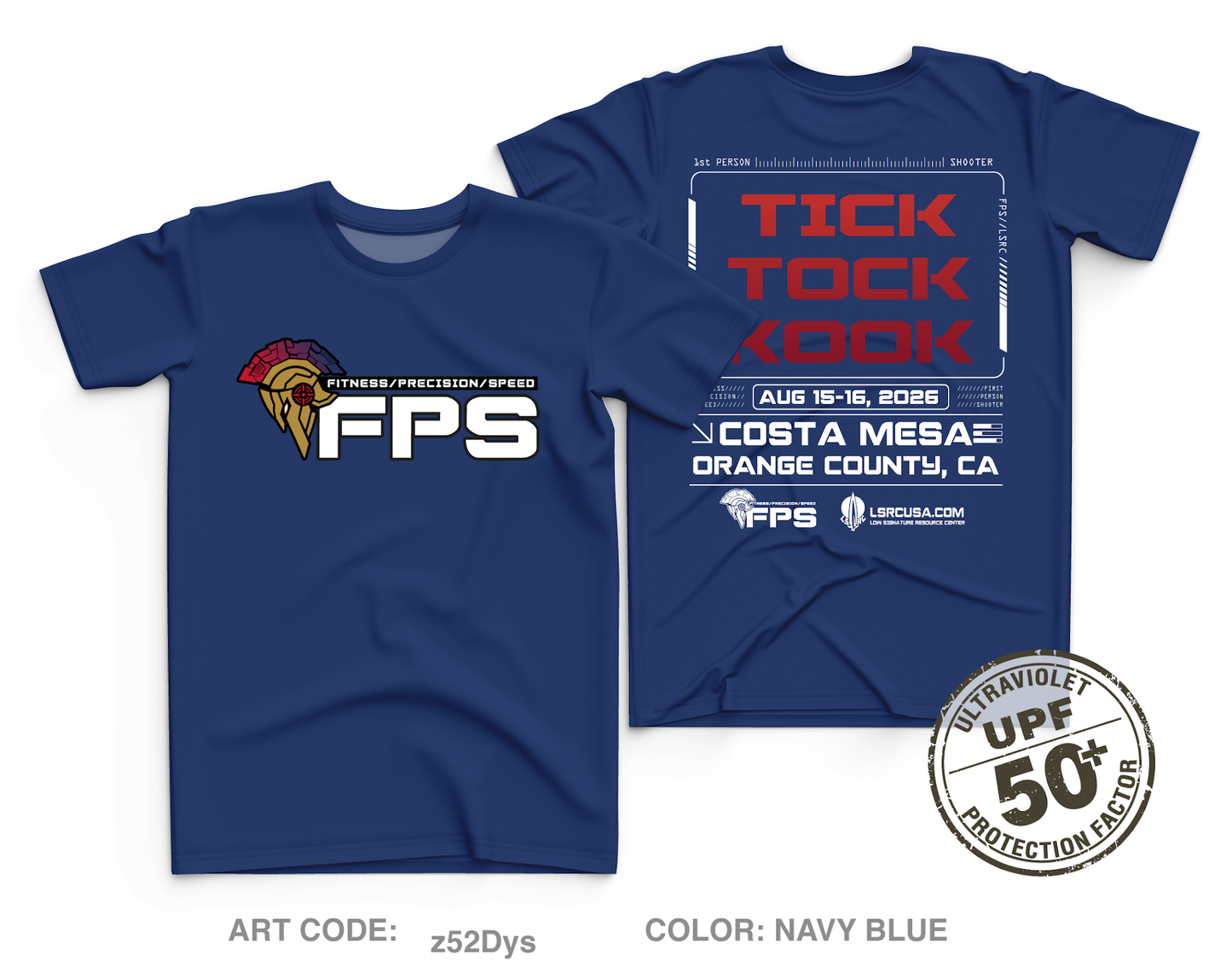 FPS Fundraising Collection Core Men's UPF 50+ Performance SS Tee - z52Dys