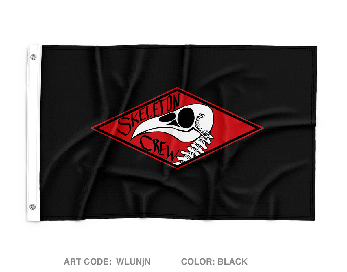 Crow PLT/3-319 AFAR Wall Flag - WLUNjN