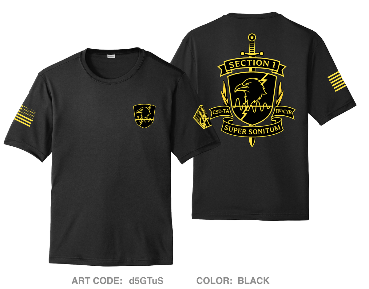 CSD-TA, D Co, 11th CWB Hi-Tech Performance Unisex SS Tee - d5GTuS