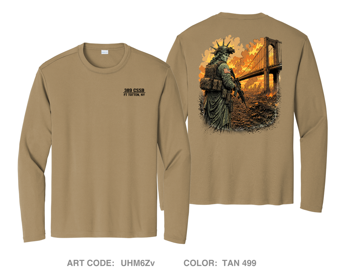 389th CSSB Hi-Tech Performance Unisex LS Tee - UHM6Zv