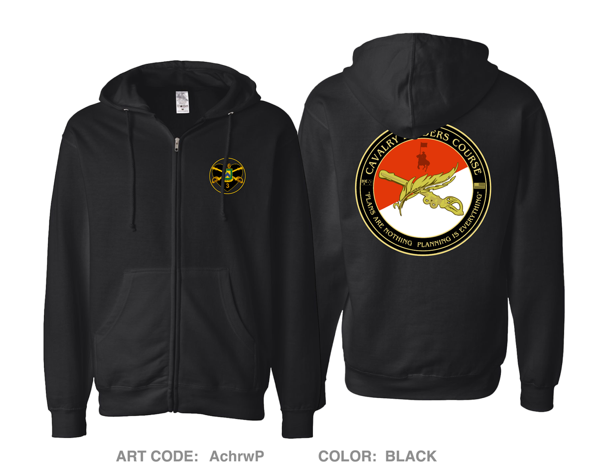CLC, 3-16 CAV Comfort Unisex Cotton Blend Full-Zip Hooded Sweatshirt - AchrwP
