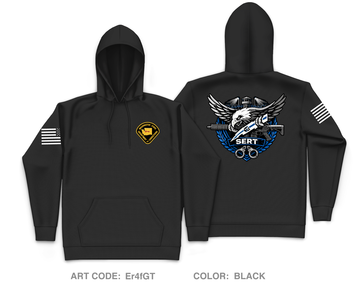 AHCC SERT Core Men's Hooded Performance Sweatshirt - Er4fGT