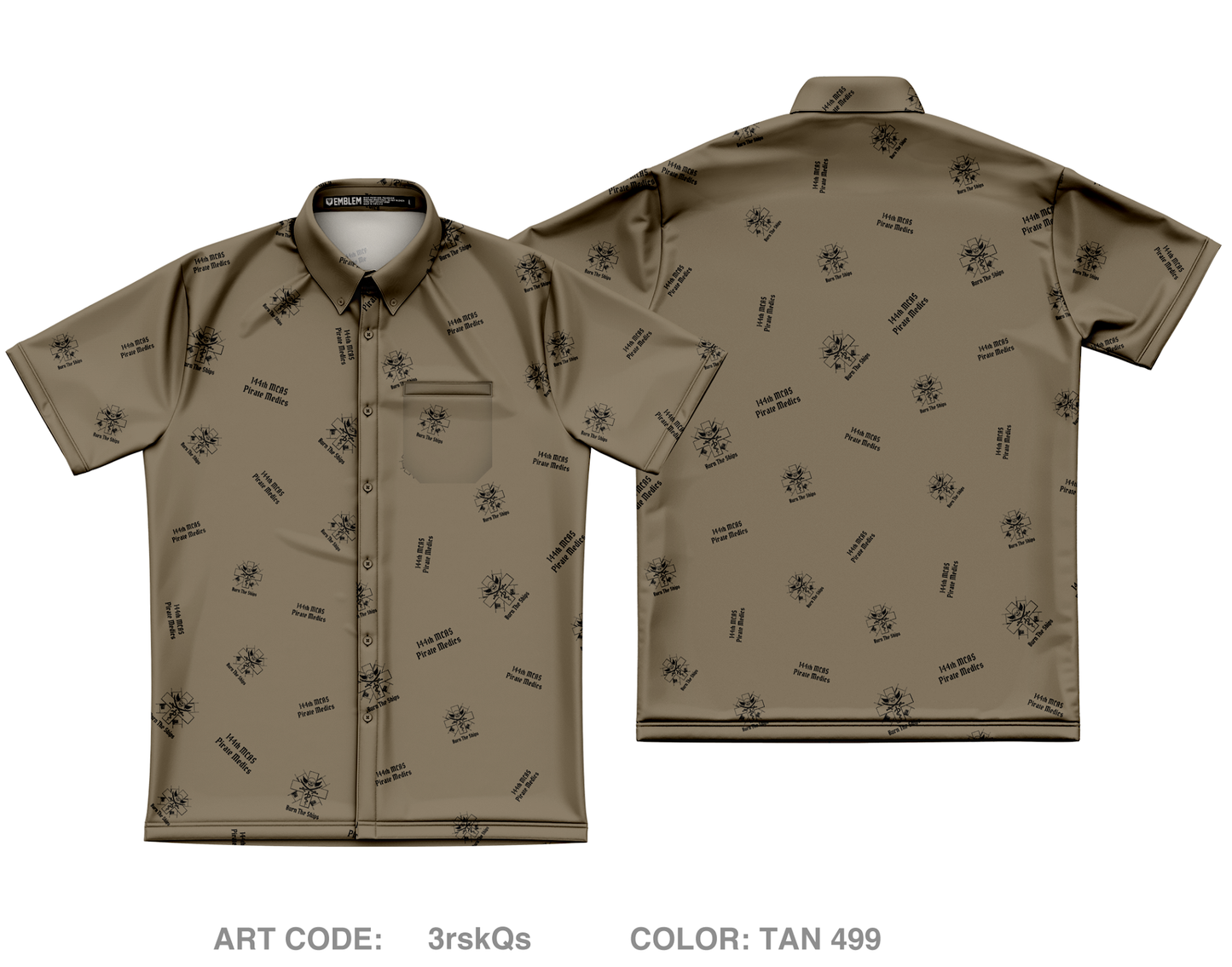 144th MCAS Core Men's SS Performance Party Shirt - 3rskQs
