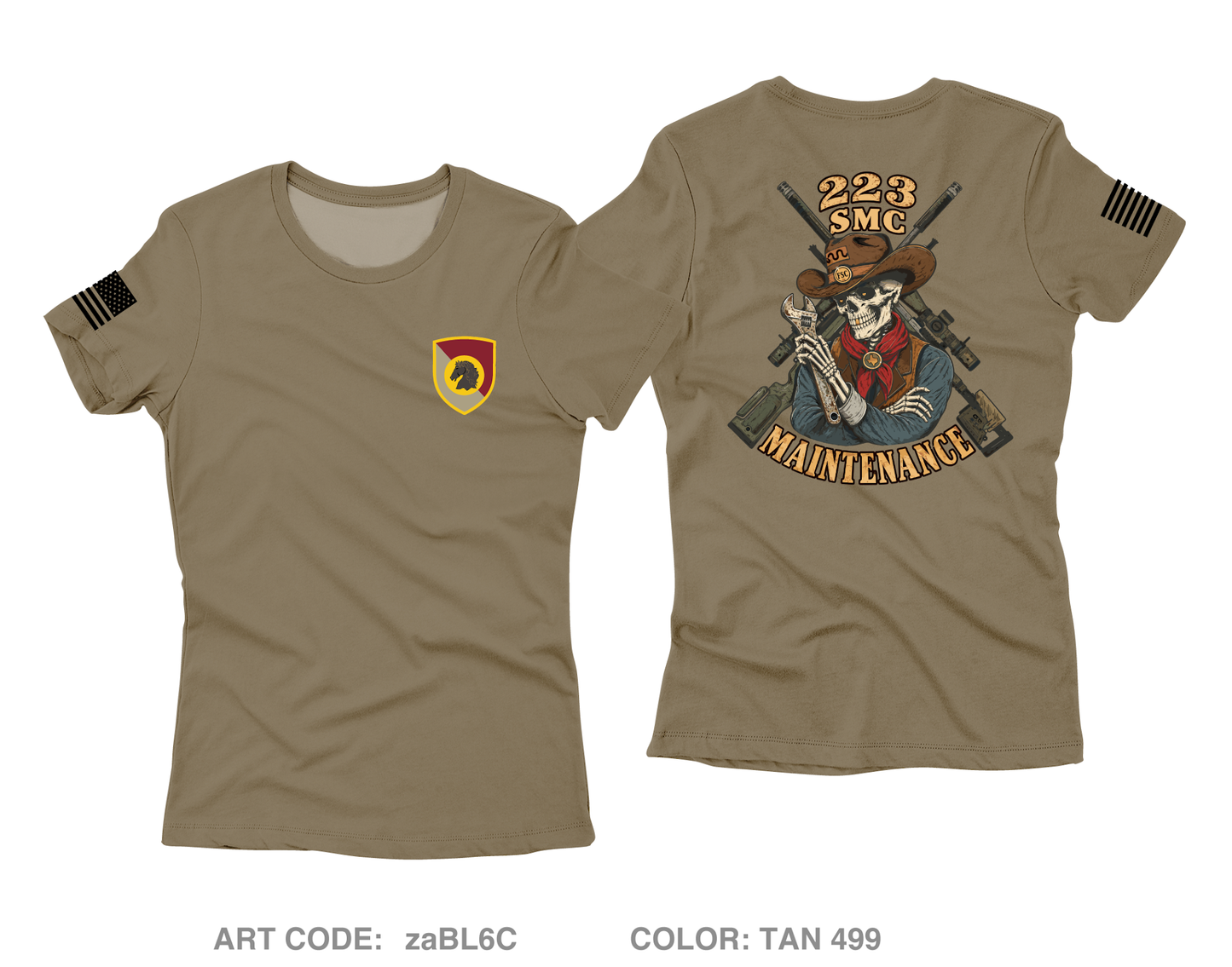 223rd Support Maintenance Company Core Women's SS Performance Tee - zaBL6C