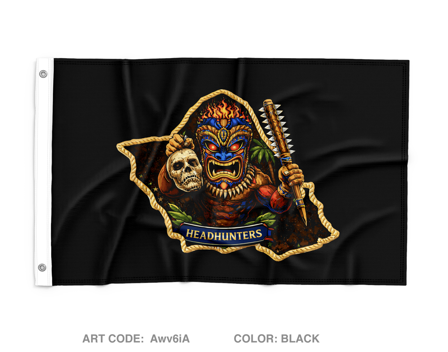HHC, 196th IN BDE Wall Flag - TId1RW