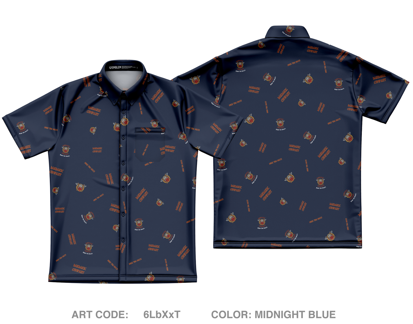 BCO 1-18 IN Fundraising Collection Core Men's SS Performance Party Shirt - 6LbXxT