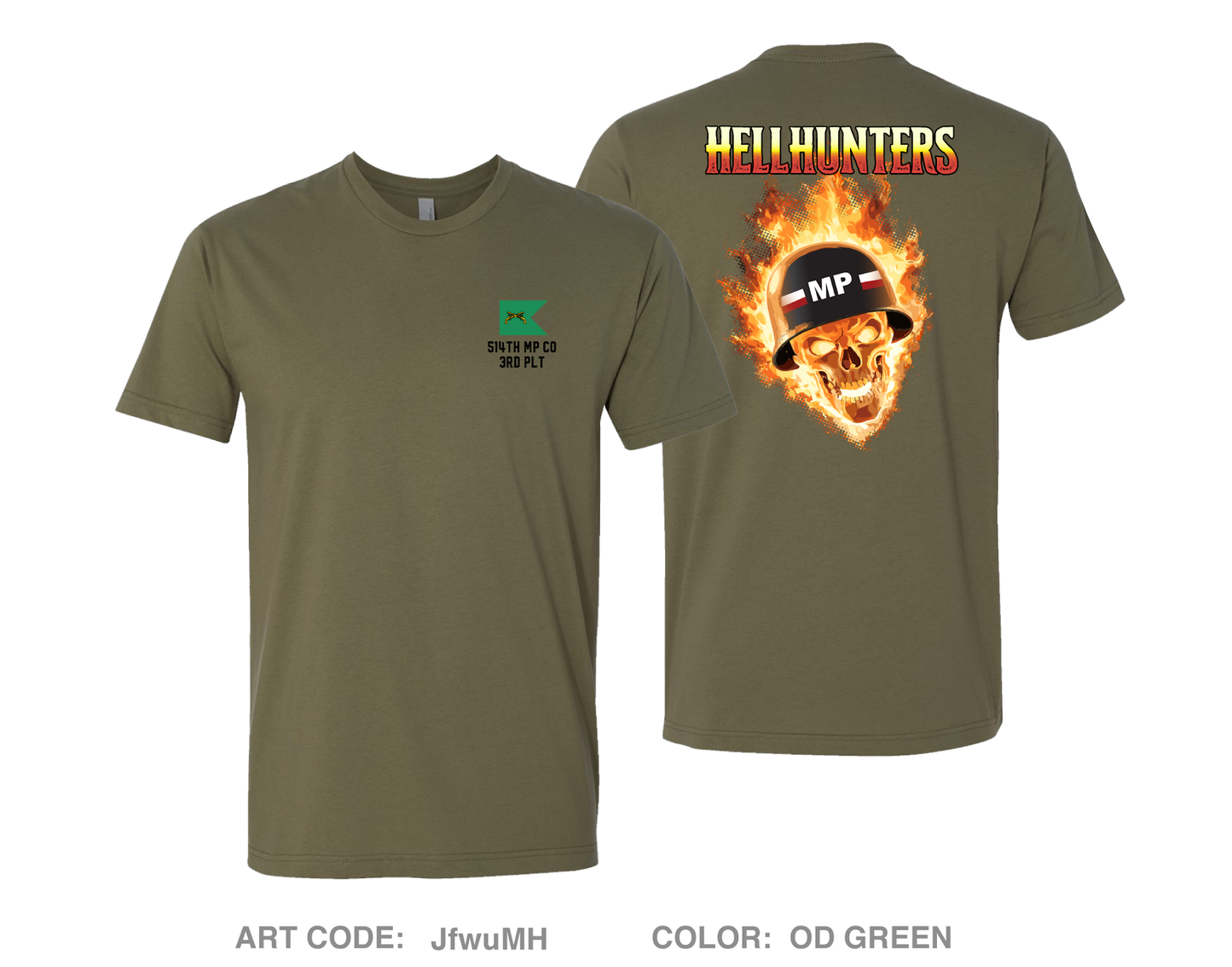 Hellhunters Comfort Unisex Cotton SS Tee - JfwuMH