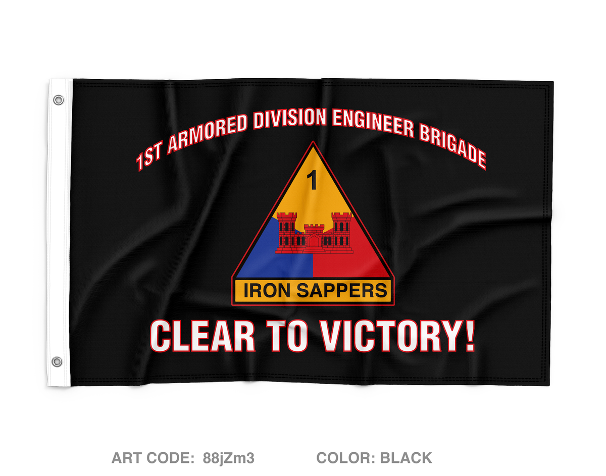 1AD EN BDE Wall Flag - 88jZm3