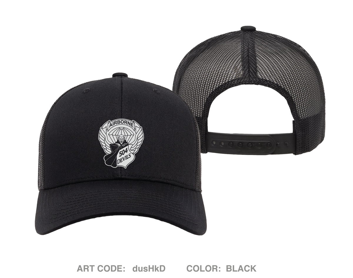 3-504 IN (A) Embroidered Snapback Trucker Cap - dusHkD