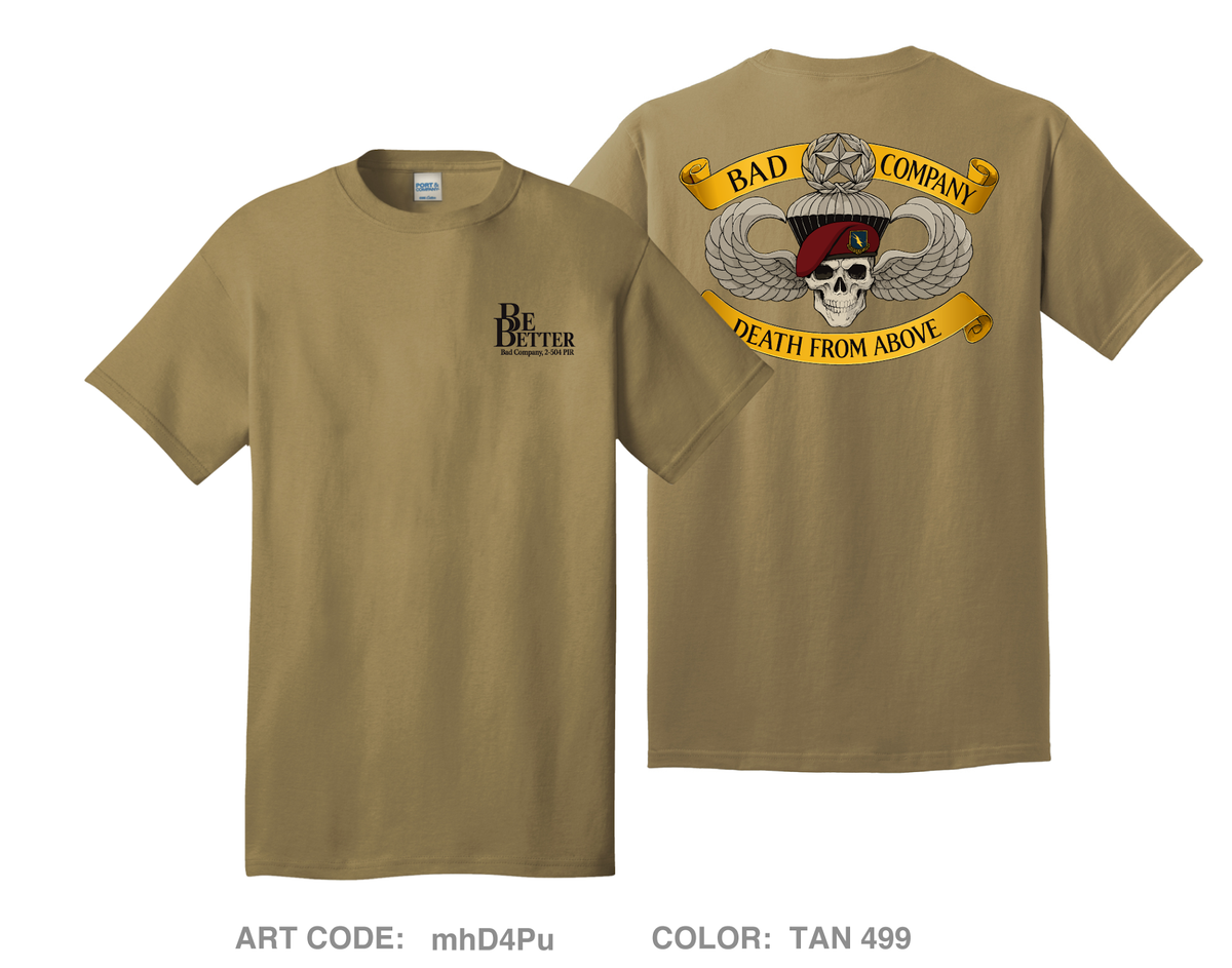 Bad Company, 2-504 Comfort Unisex Cotton SS Tee - mhD4Pu