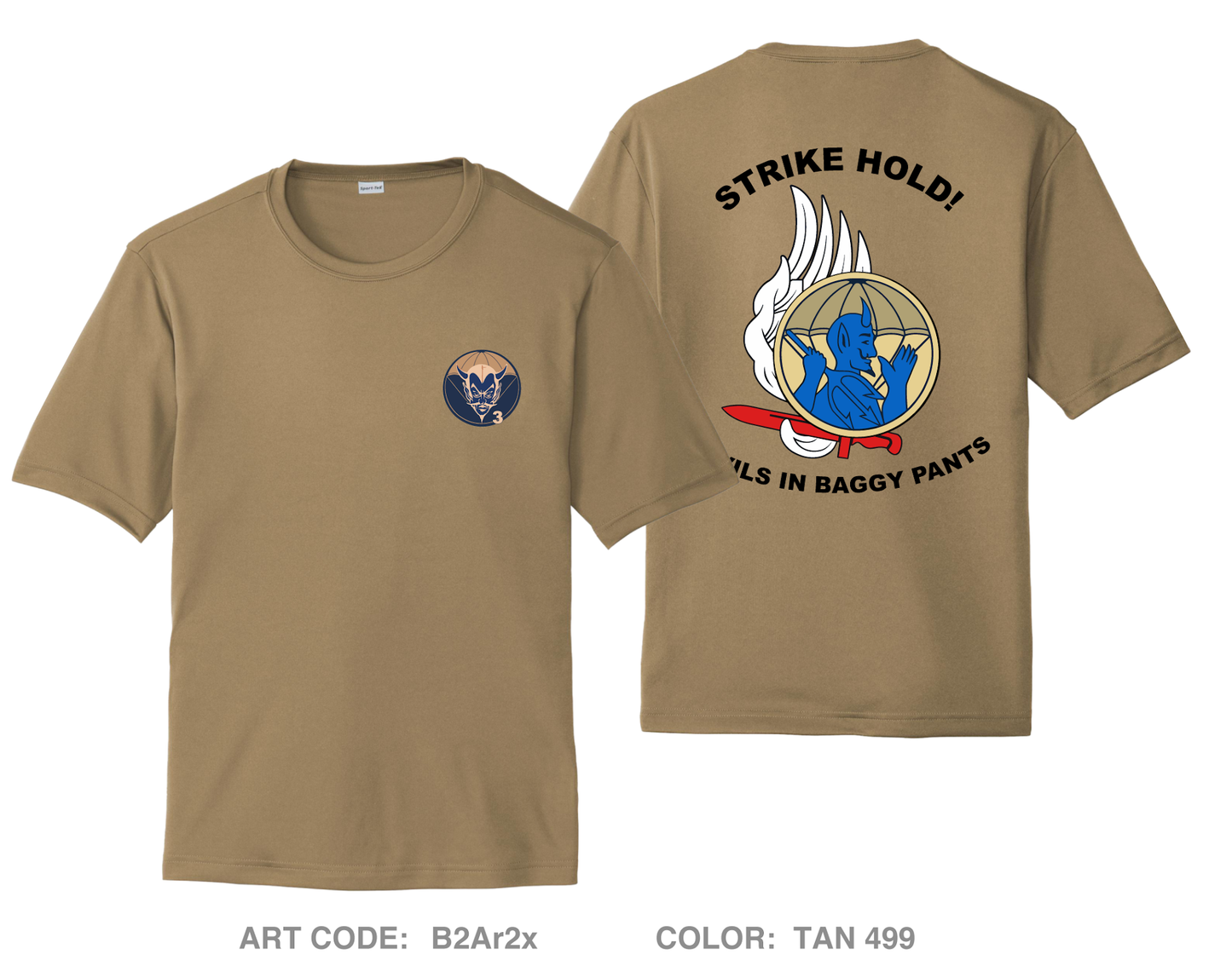 3-504 IN (A) Hi-Tech Performance Unisex SS Tee - B2Ar2x